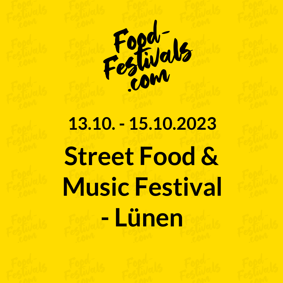 Street Food & Music Festival - Lünen