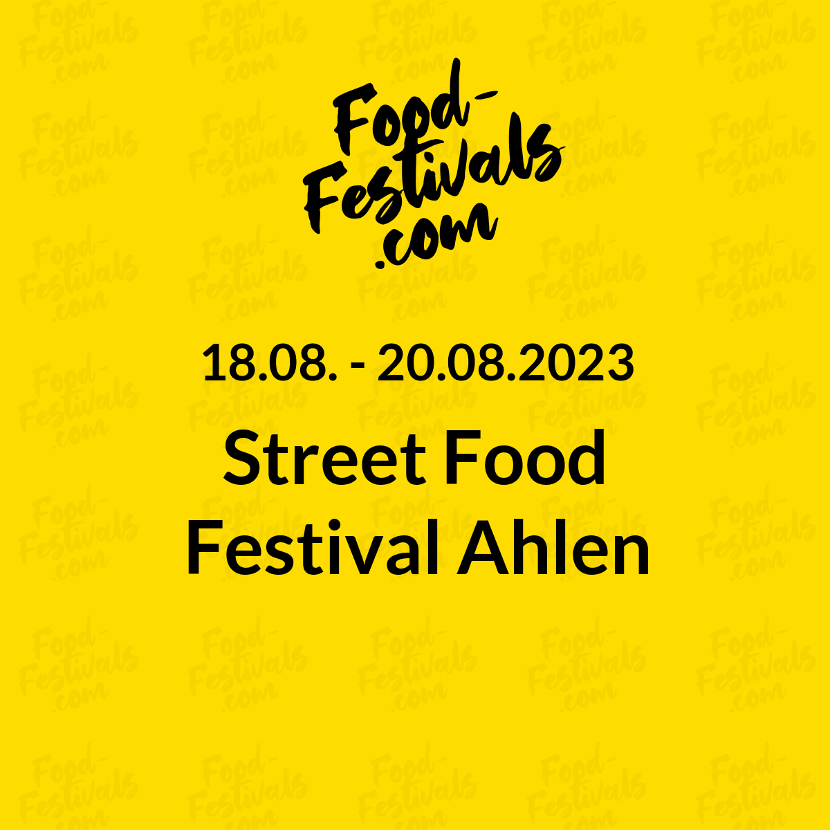 Street Food Festival Ahlen