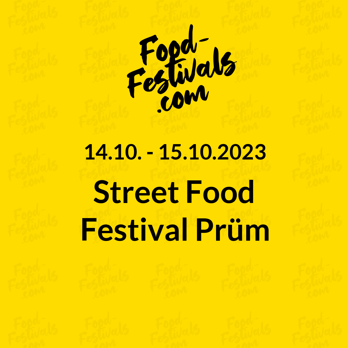 Street Food Festival Prüm