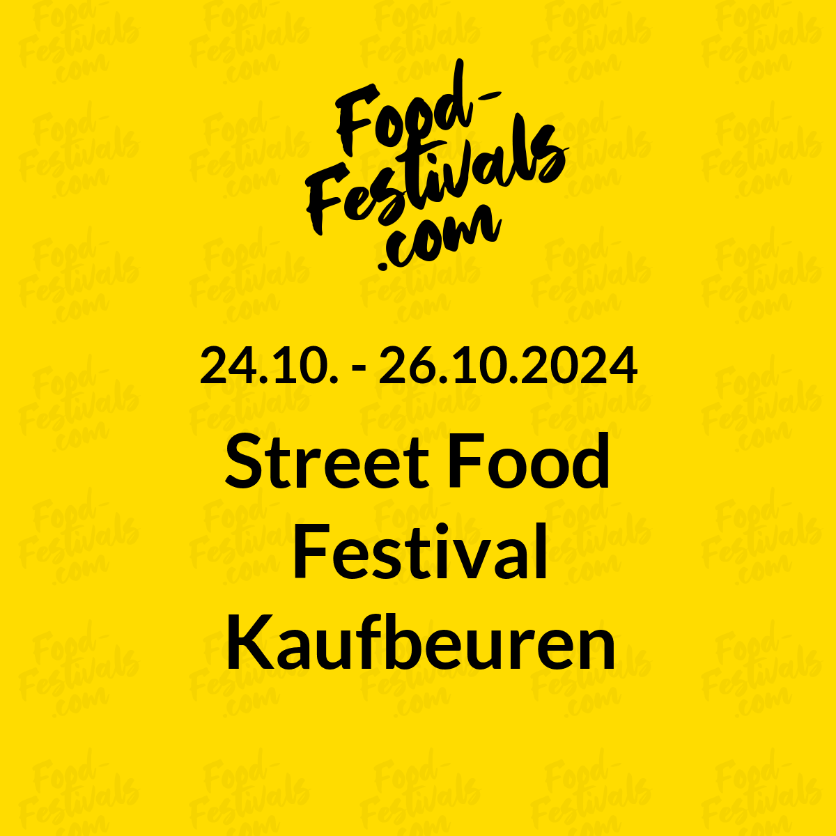 Street Food Festival Kaufbeuren