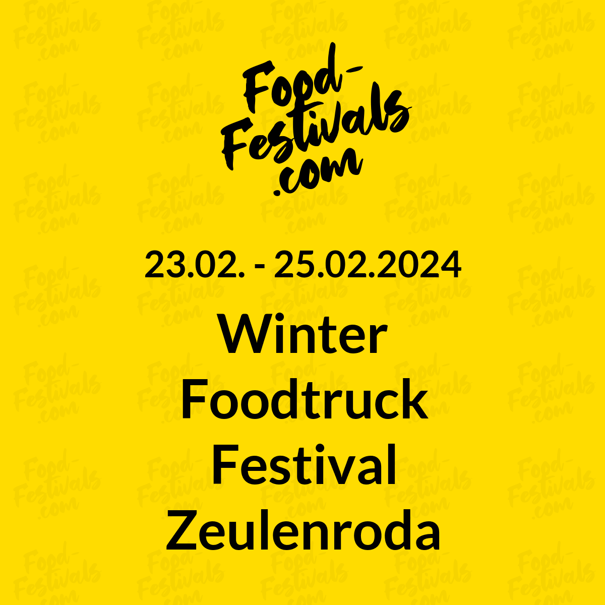 Winter Foodtruck Festival Zeulenroda