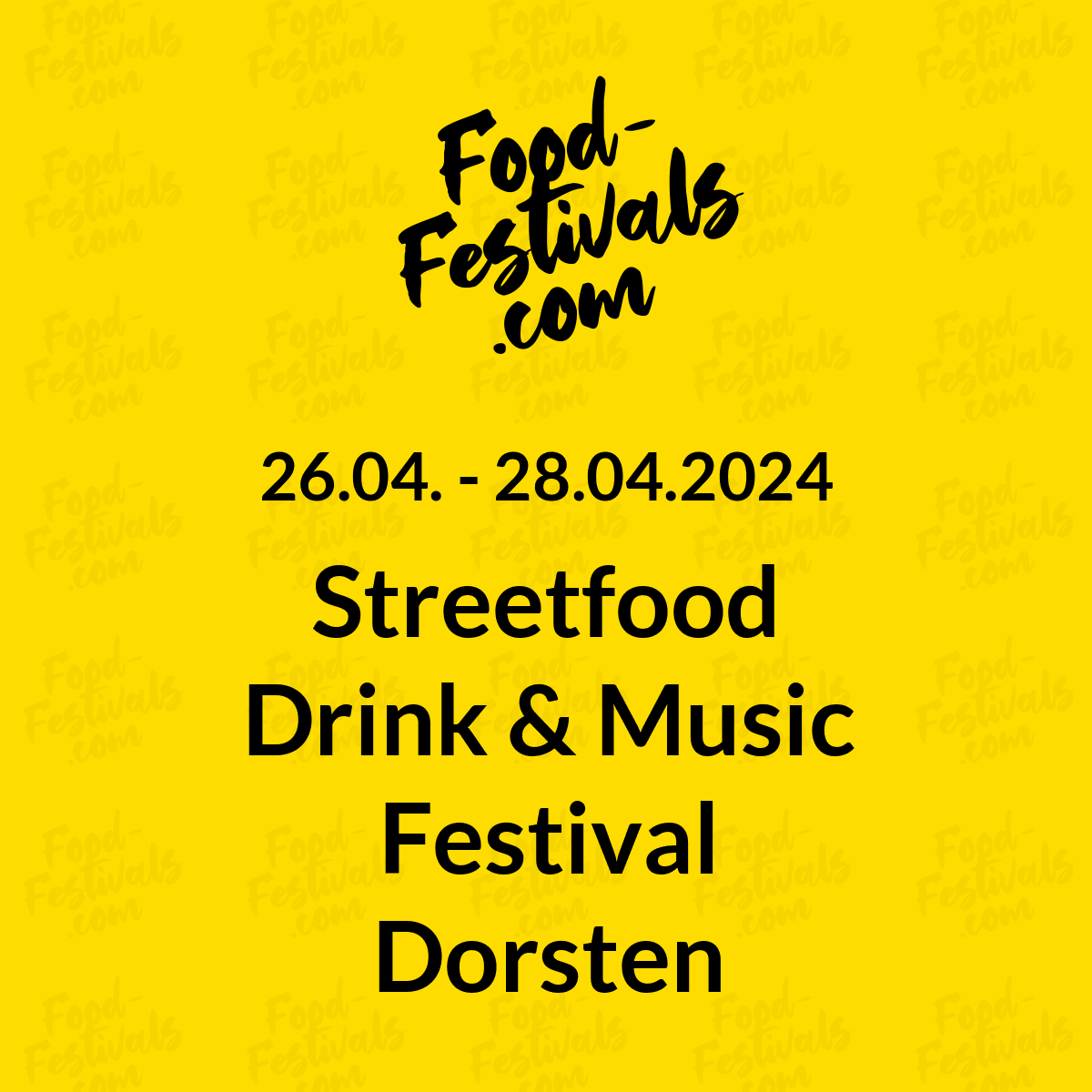 Streetfood Drink & Music Festival Dorsten