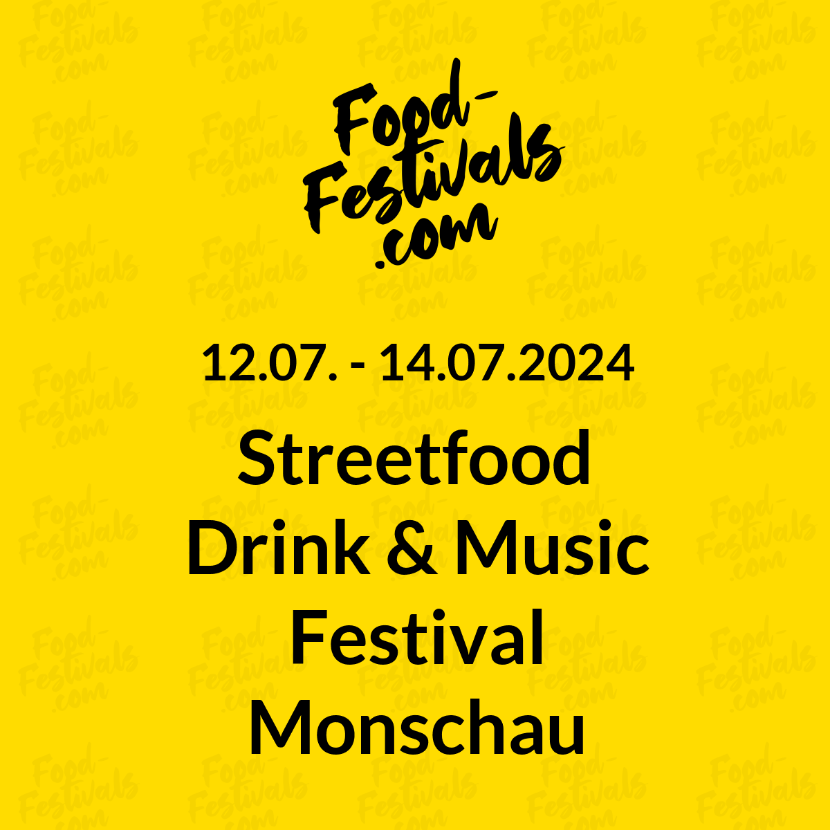 Streetfood Drink & Music Festival Monschau