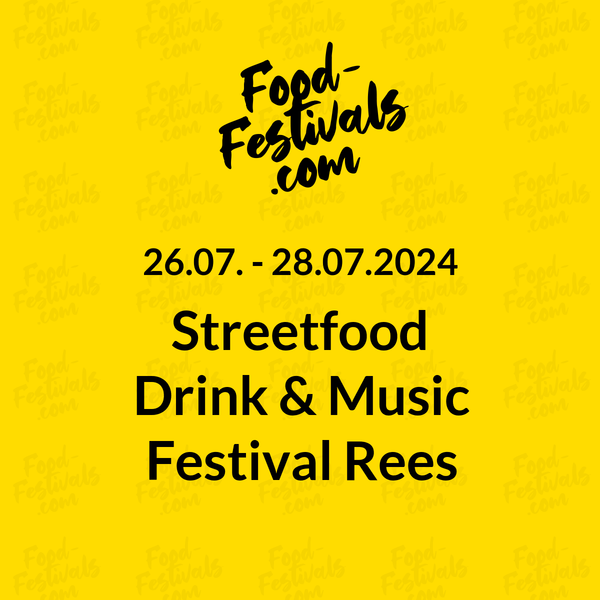Streetfood Drink & Music Festival Rees