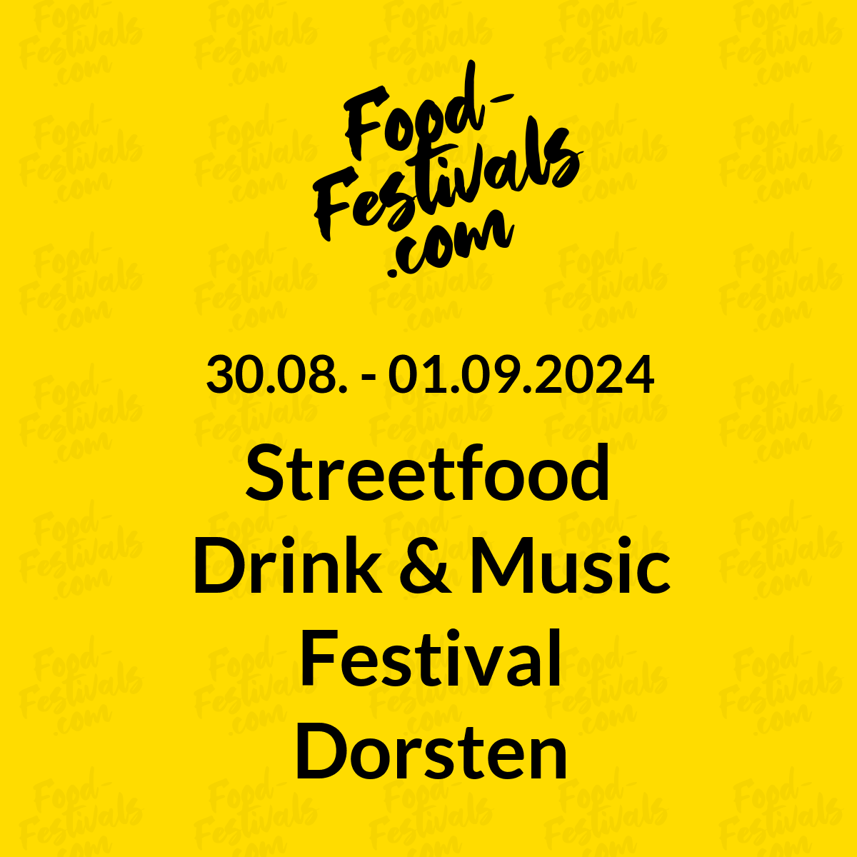 Streetfood Drink & Music Festival Dorsten