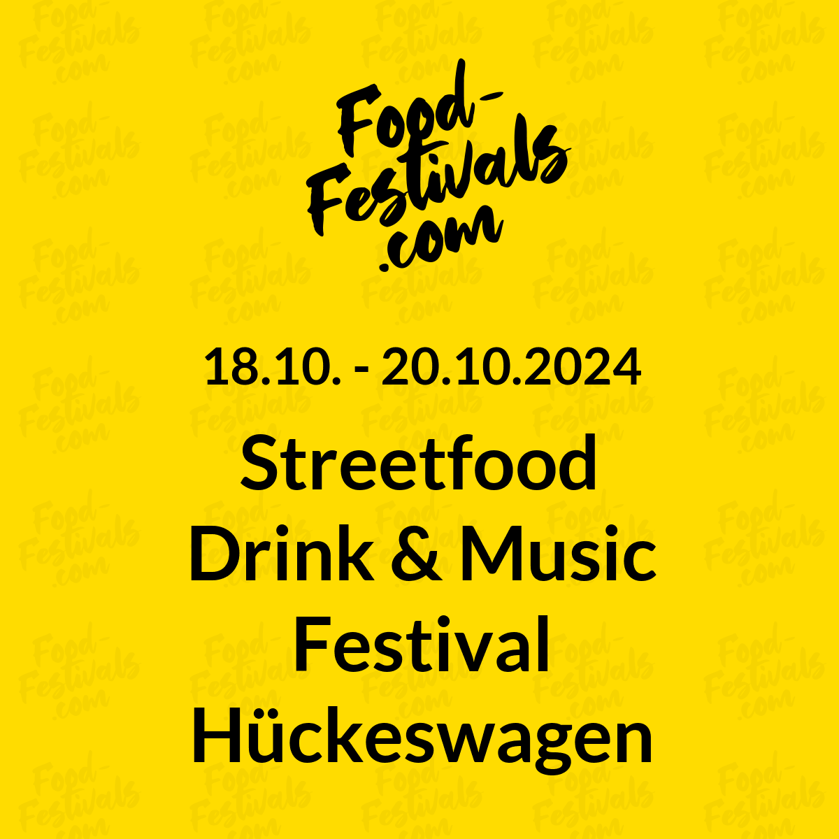 Streetfood Drink & Music Festival Hückeswagen