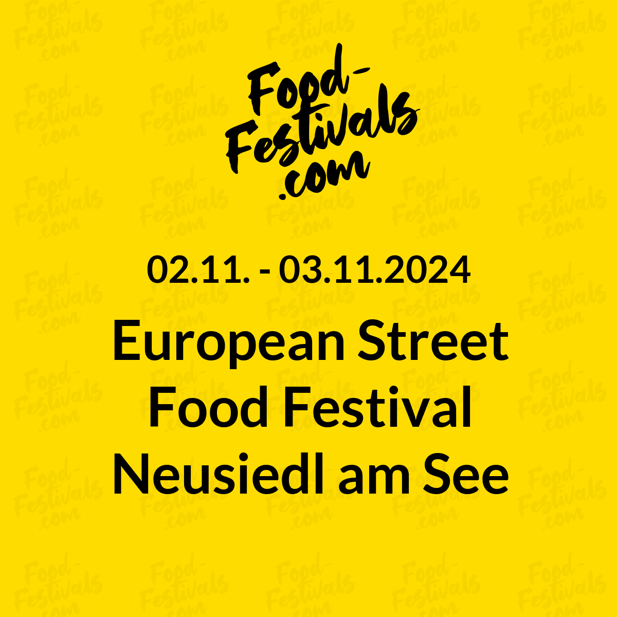 European Street Food Festival Neusiedl am See