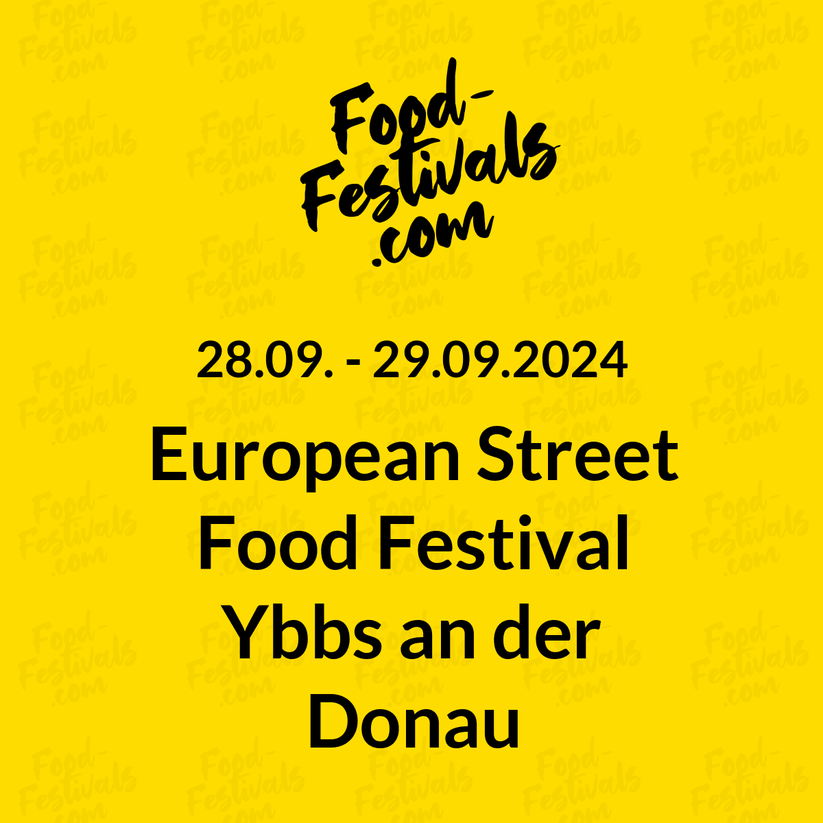 European Street Food Festival Ybbs an der Donau