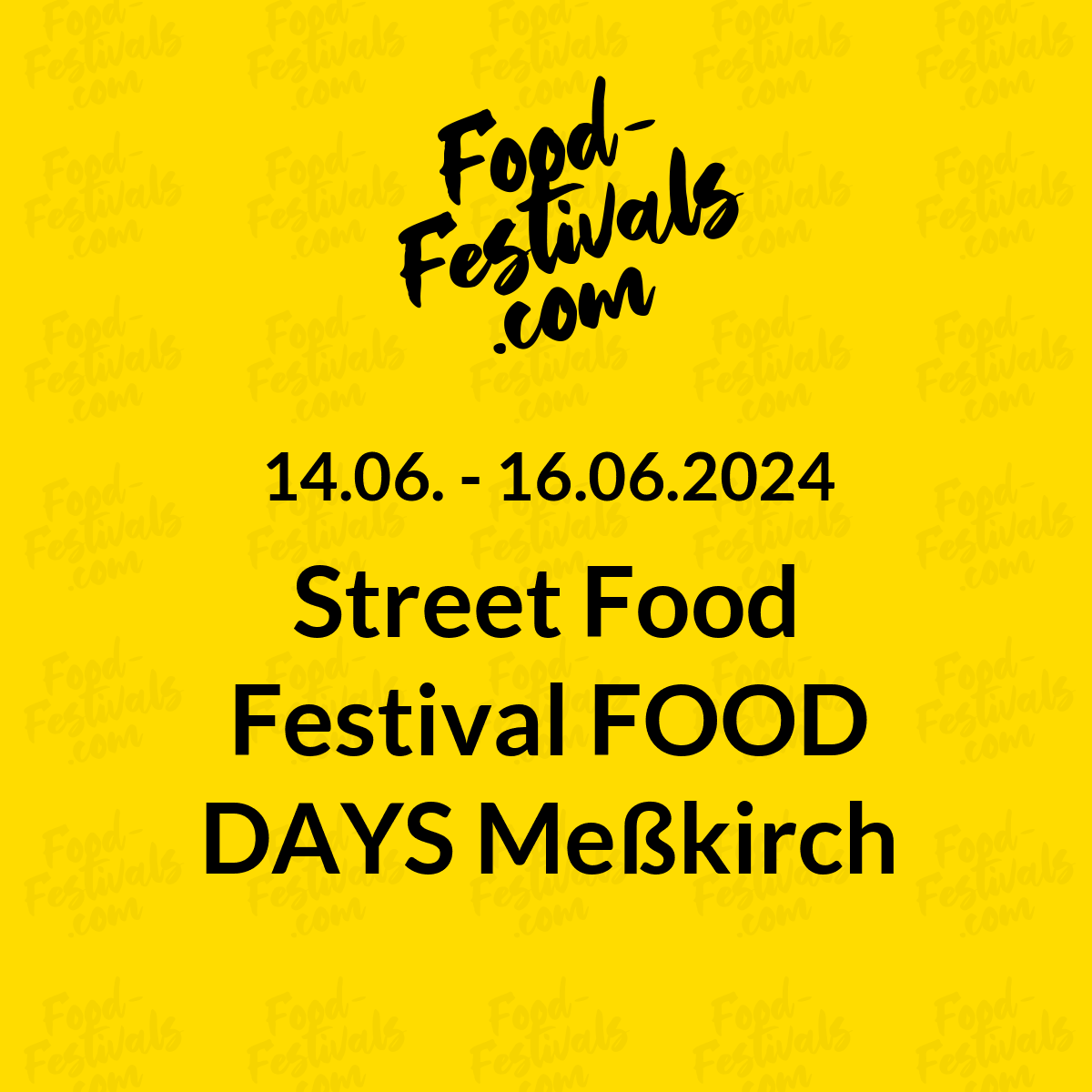 Street Food Festival FOOD DAYS Meßkirch