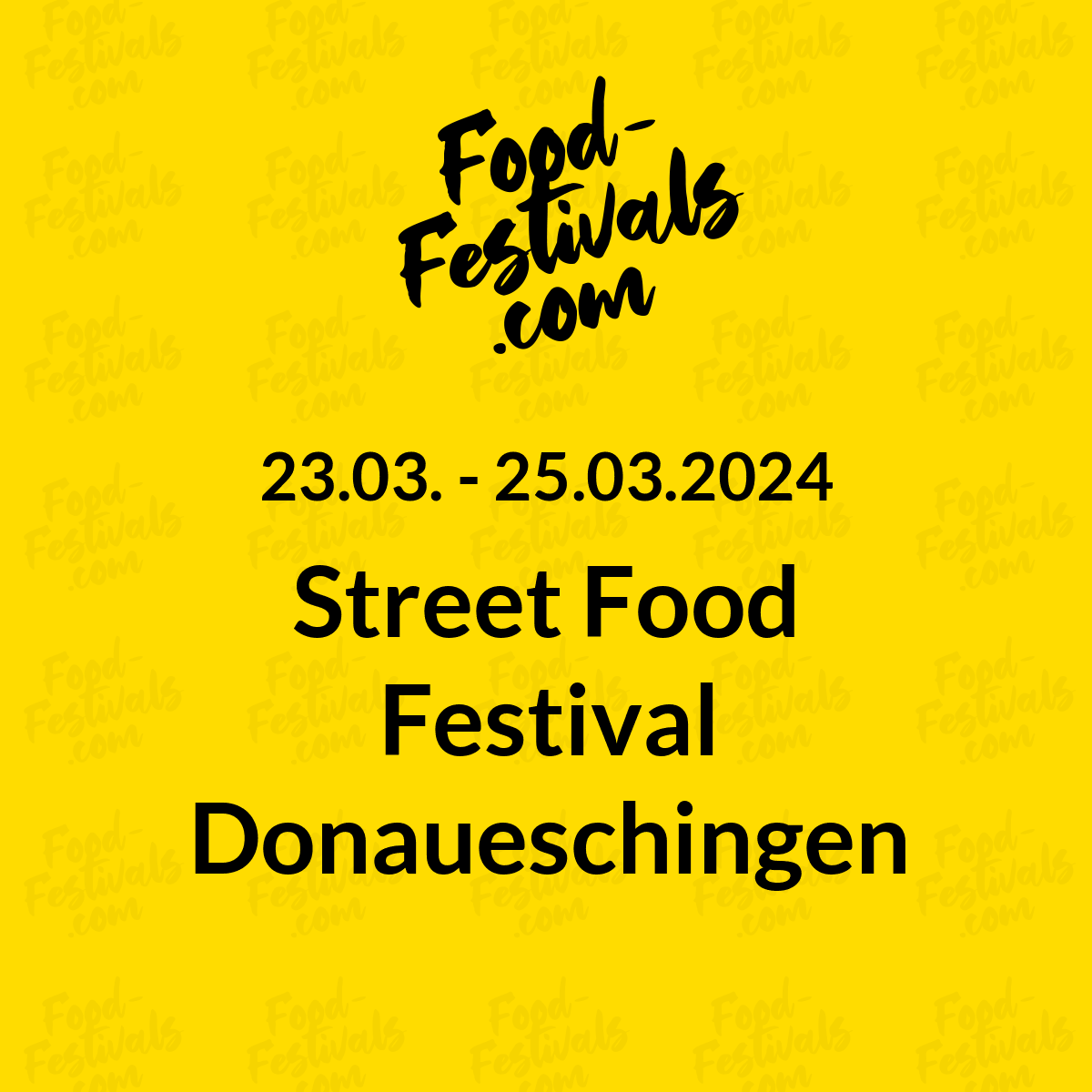 Street Food Festival Donaueschingen