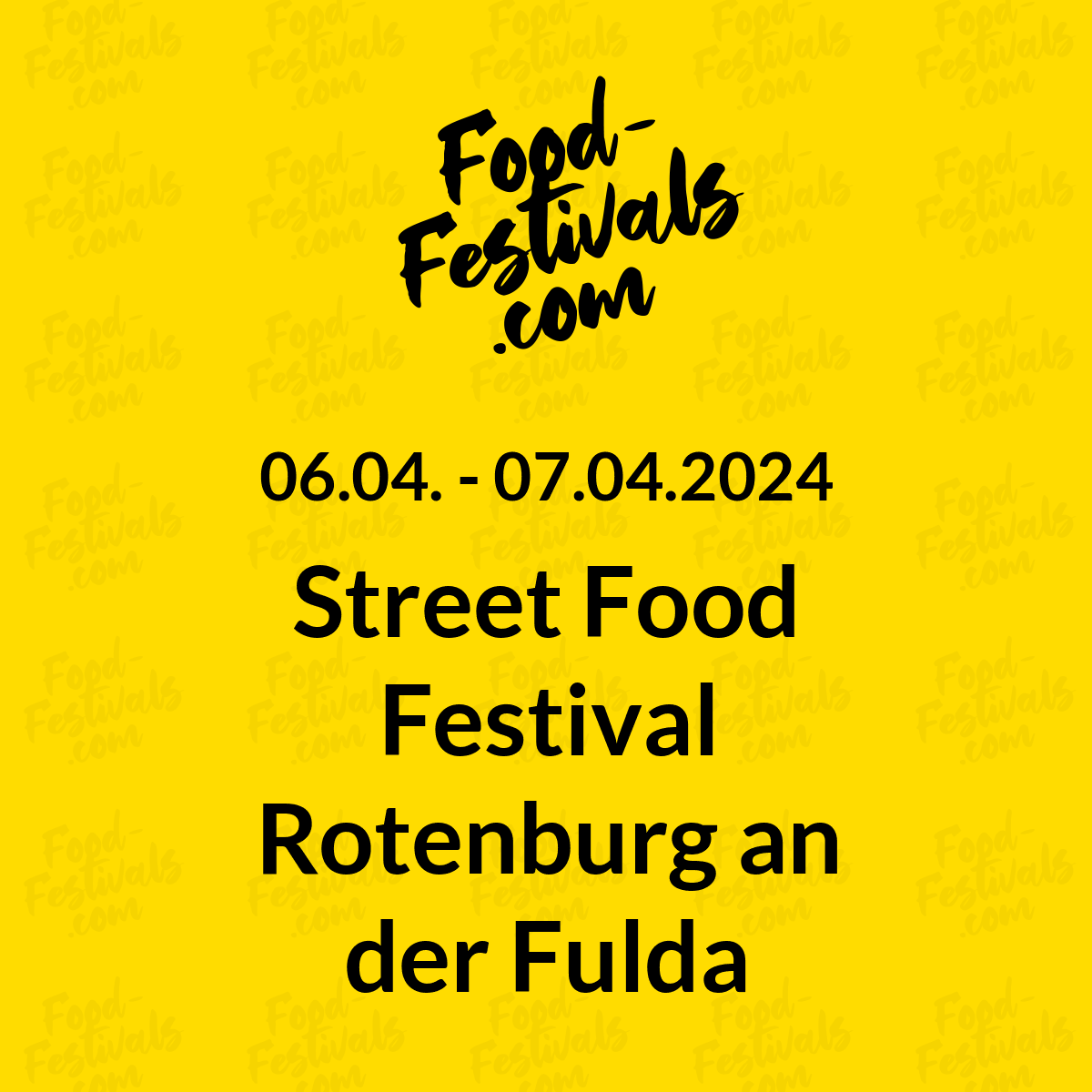 Street Food Festival Rotenburg an der Fulda