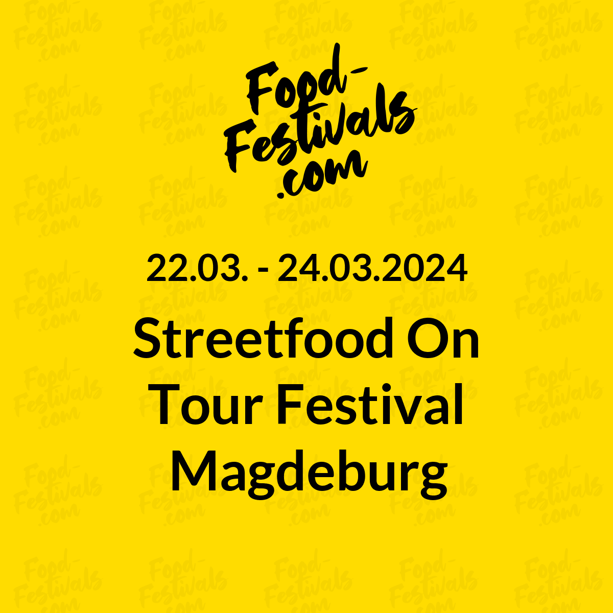 Streetfood On Tour Festival Magdeburg