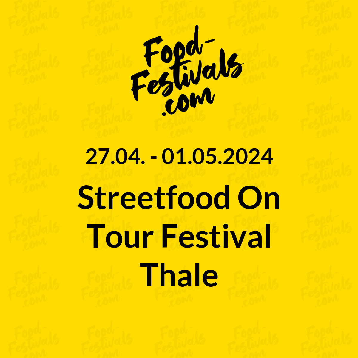 Streetfood On Tour Festival Thale