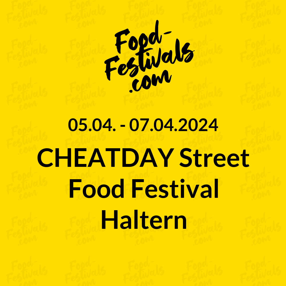 CHEATDAY Street Food Festival Haltern