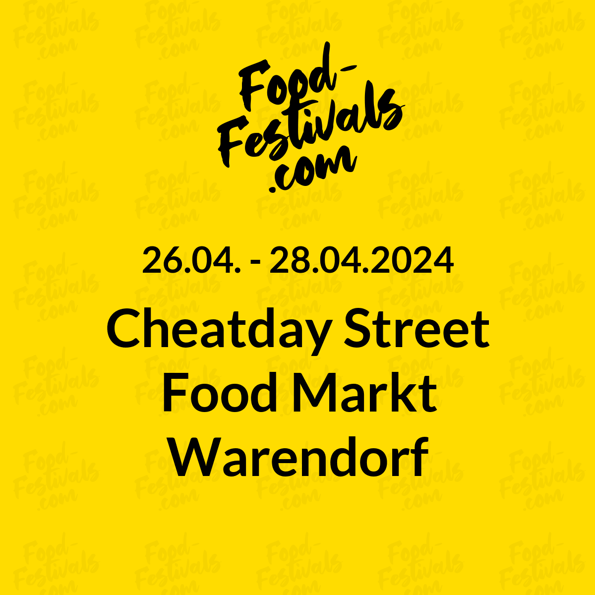 Cheatday Street Food Markt Warendorf
