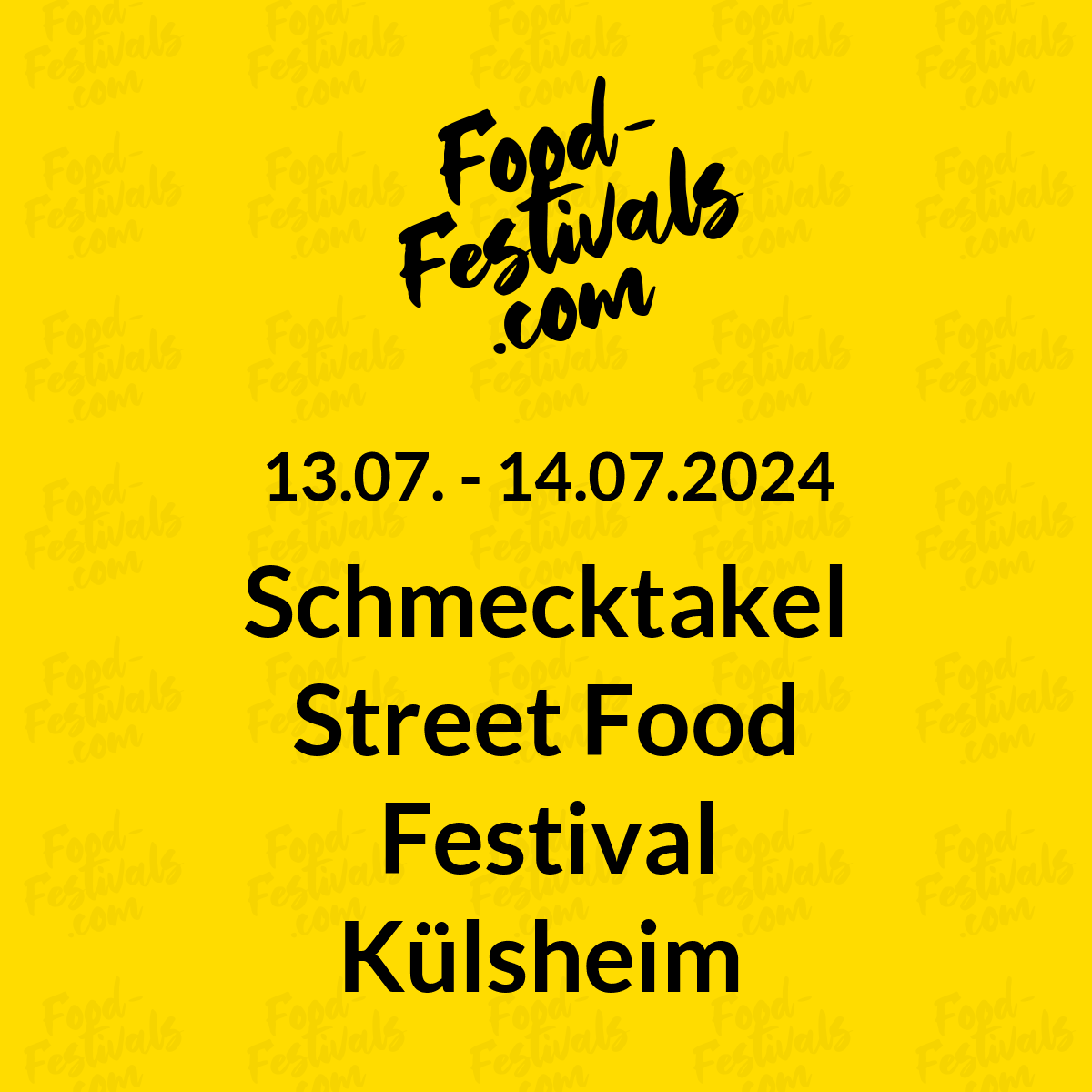 Schmecktakel Street Food Festival Külsheim