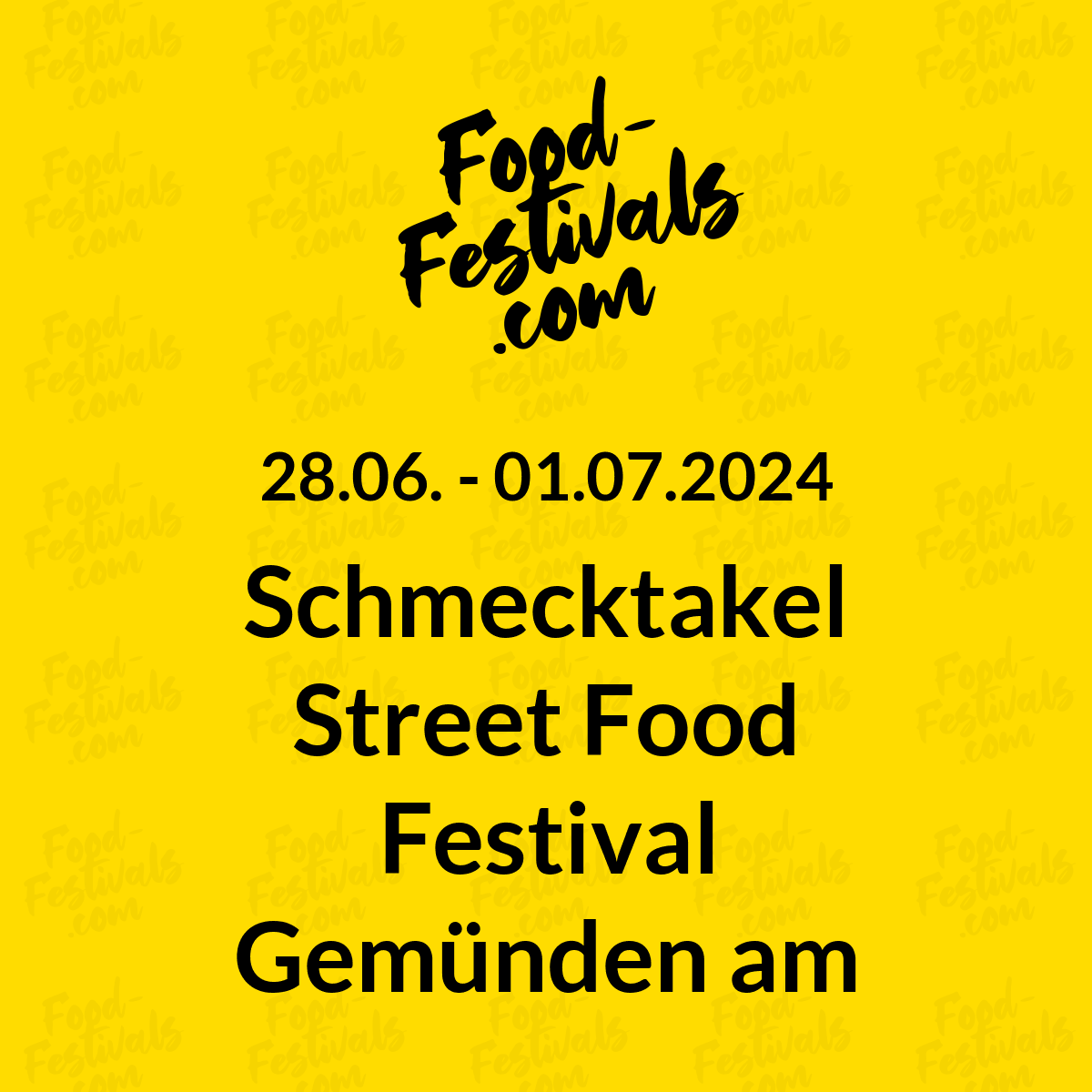 Schmecktakel Street Food Festival Gemünden am Main