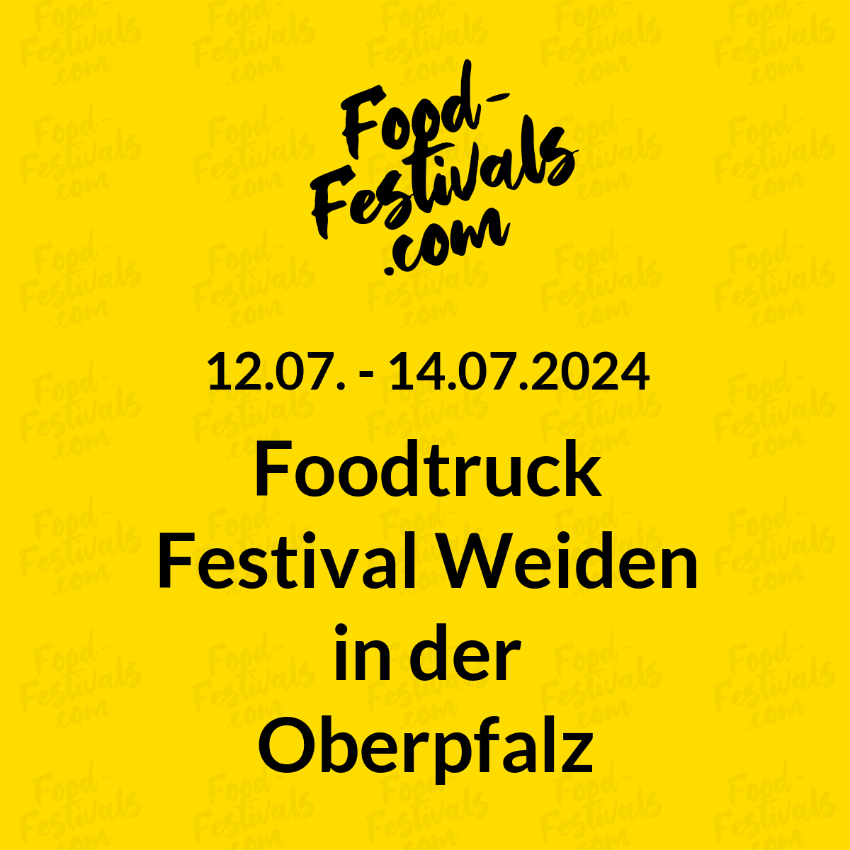 Foodtruck Festival Weiden in der Oberpfalz