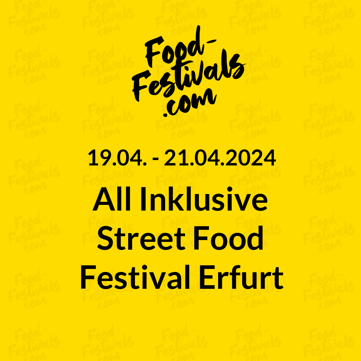 All Inklusive Street Food Festival Erfurt