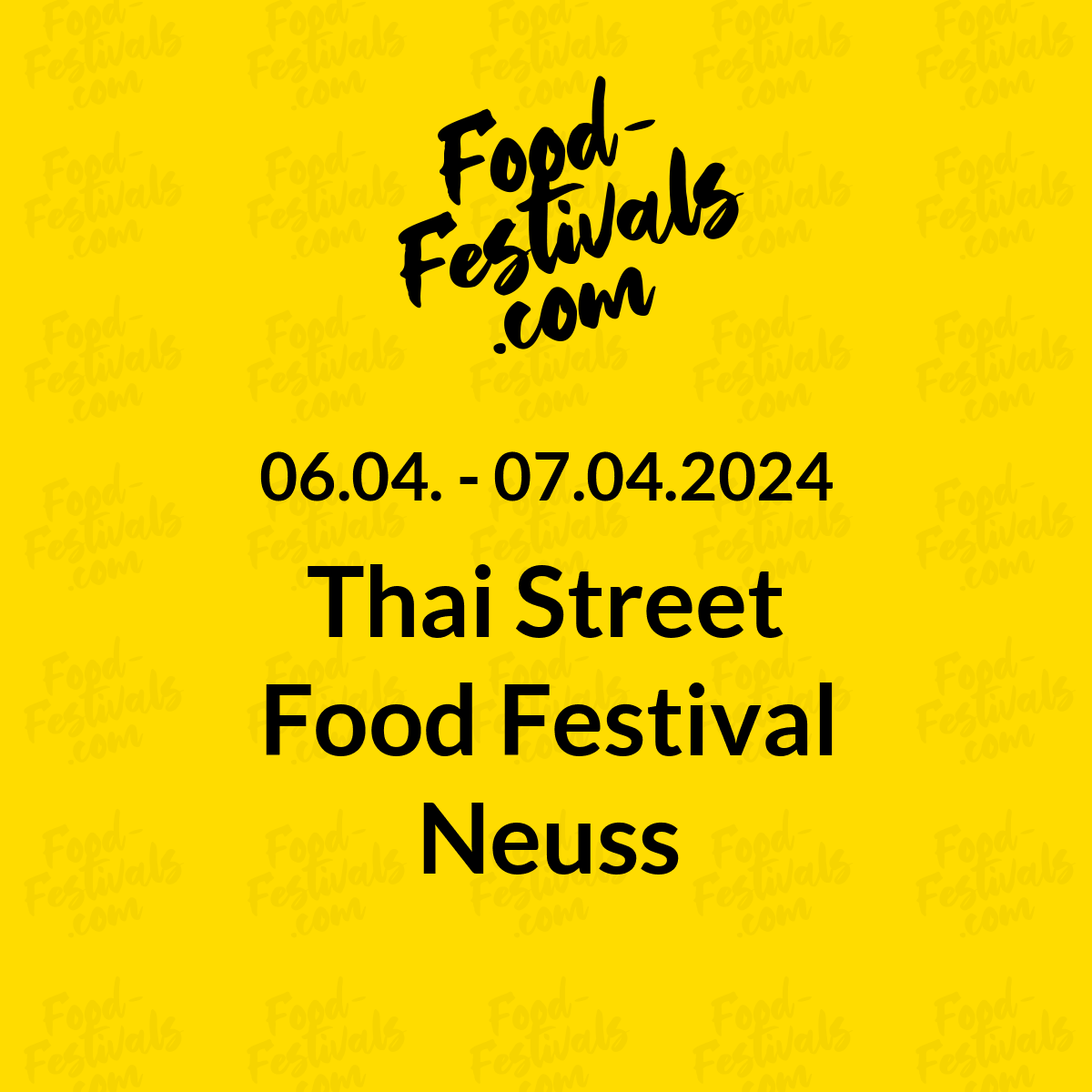 Thai Street Food Festival Neuss