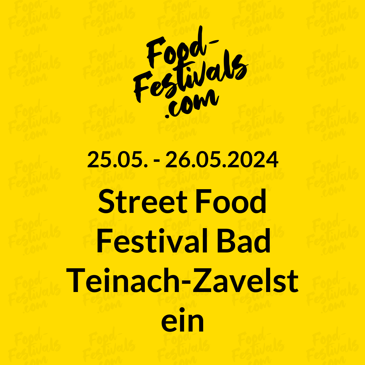 Street Food Festival Bad Teinach-Zavelstein
