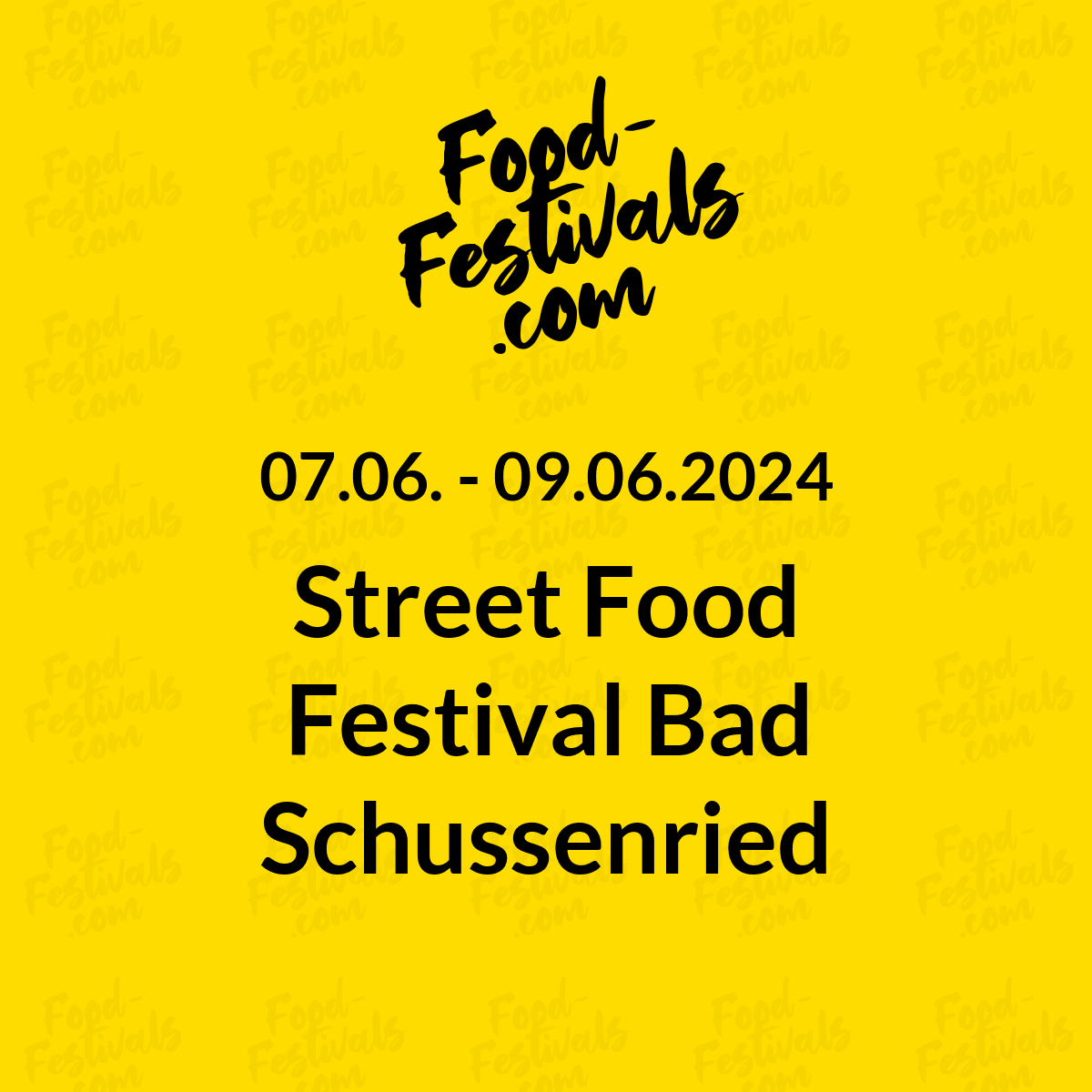 Street Food Festival Bad Schussenried
