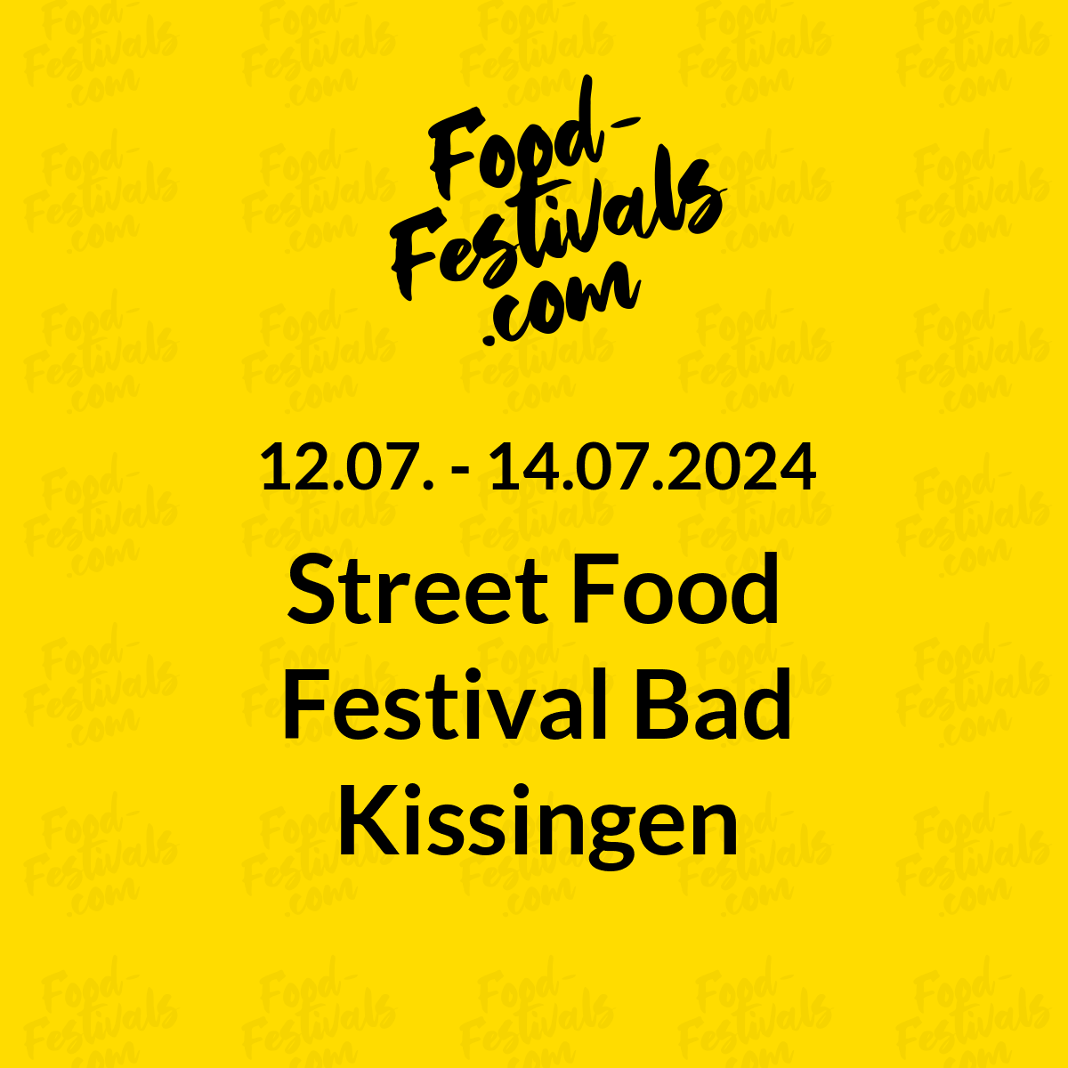 Street Food Festival Bad Kissingen