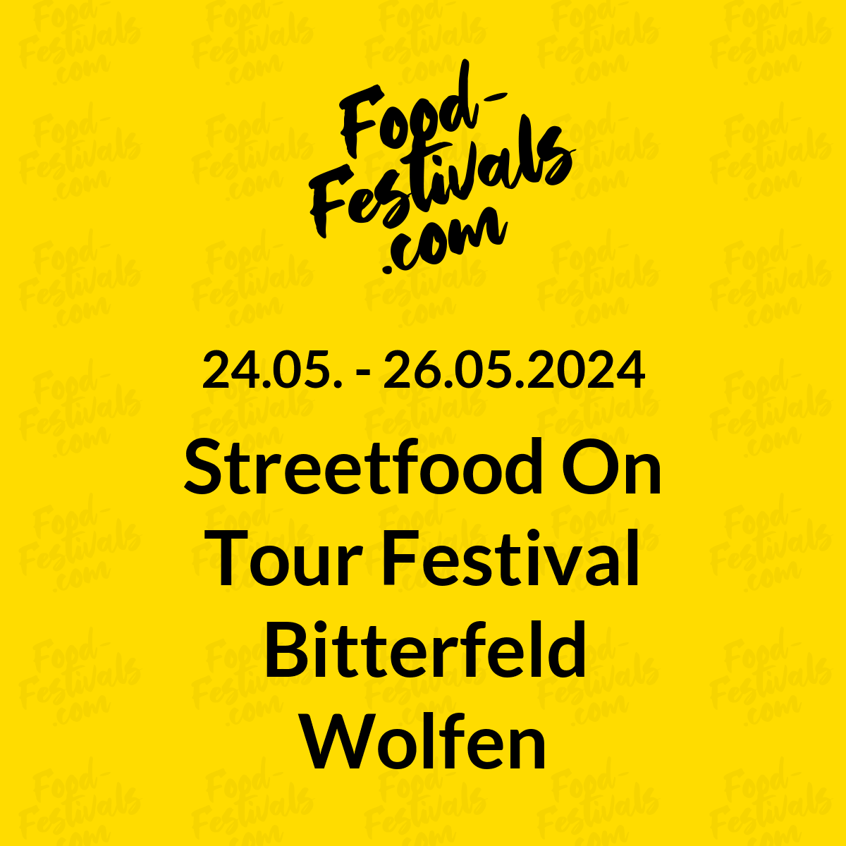 Streetfood On Tour Festival Bitterfeld Wolfen
