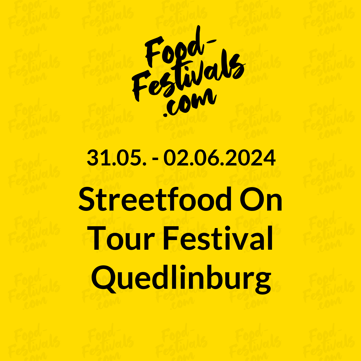 Streetfood On Tour Festival Quedlinburg