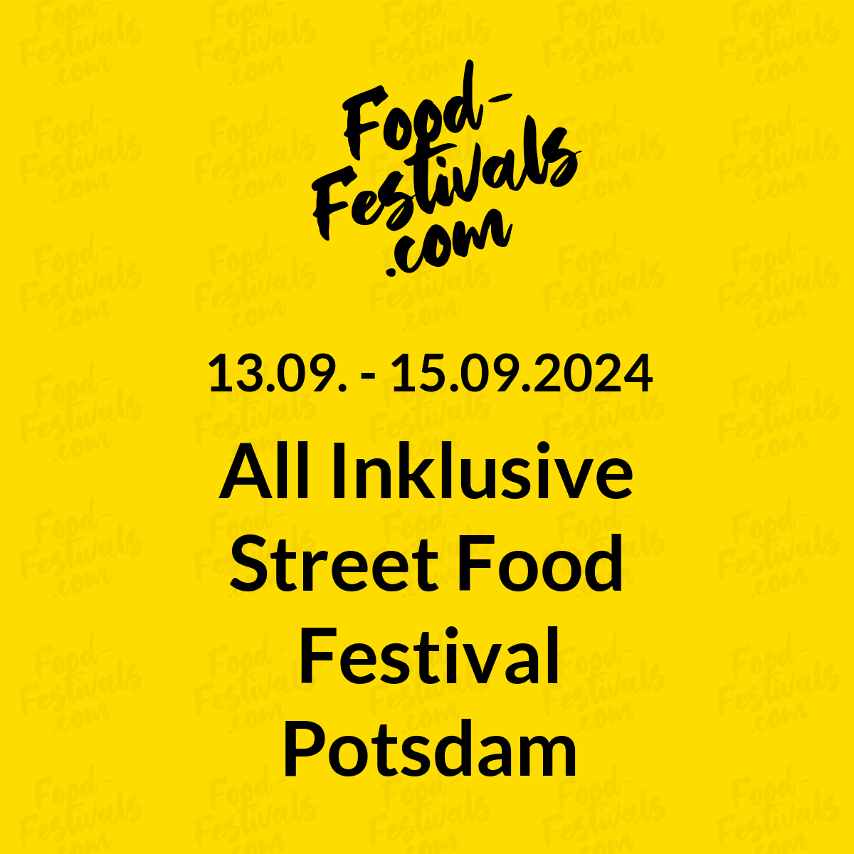 All Inklusive Street Food Festival Potsdam
