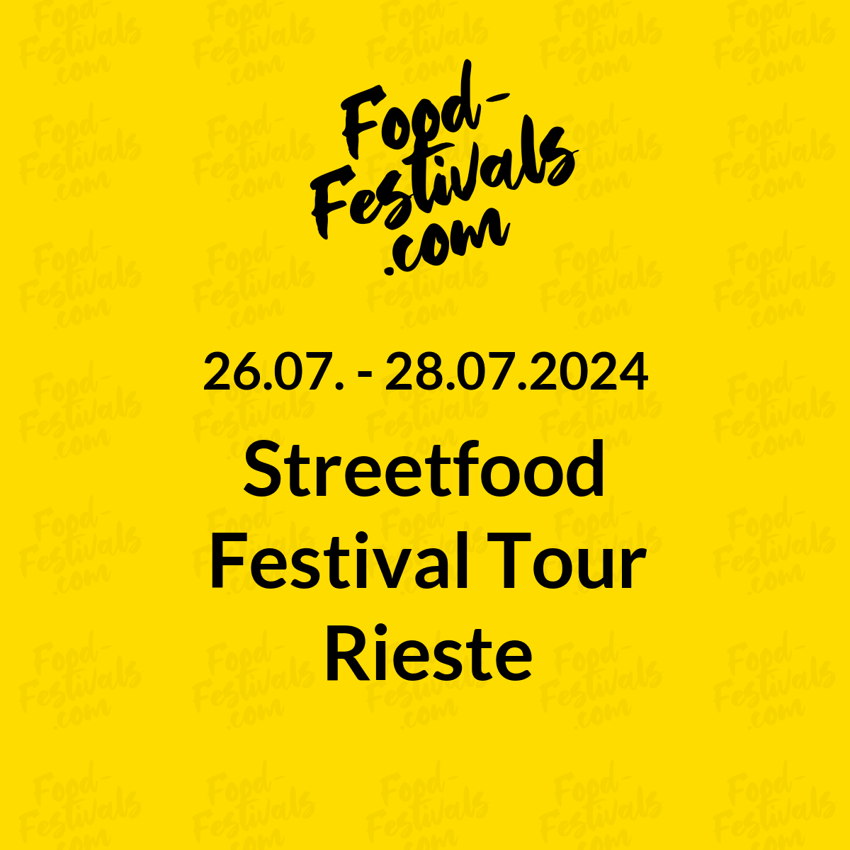 Streetfood Festival Tour Rieste