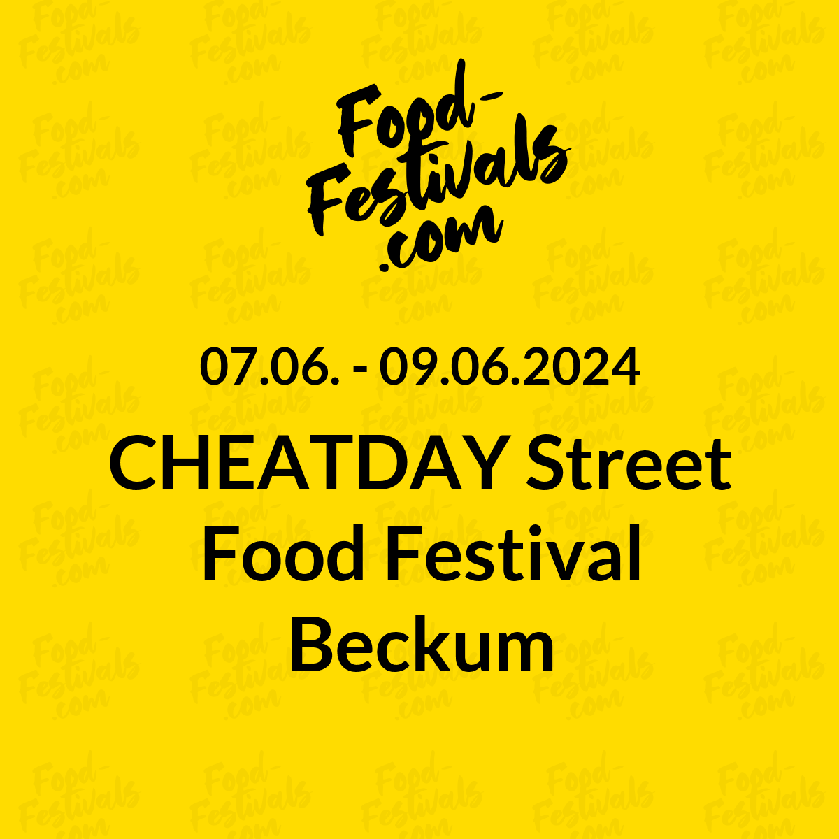 CHEATDAY Street Food Festival Beckum