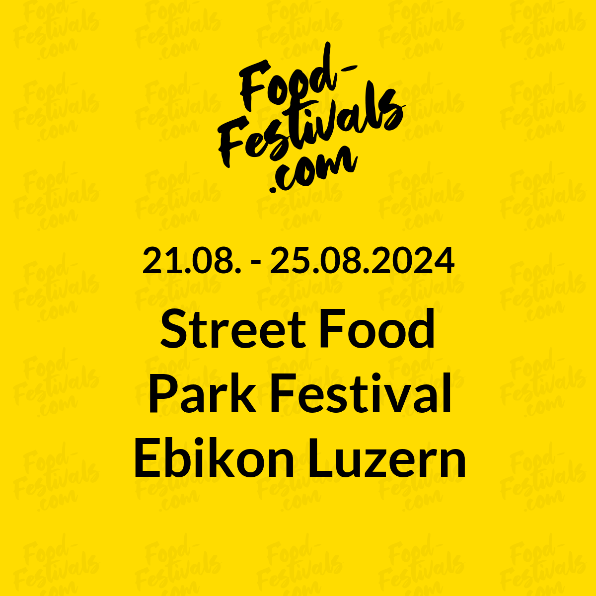 Street Food Park Festival Ebikon Luzern