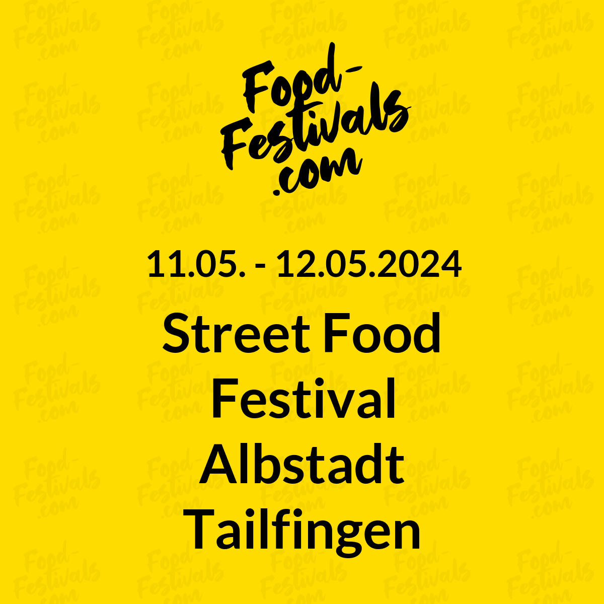 Street Food Festival Albstadt Tailfingen