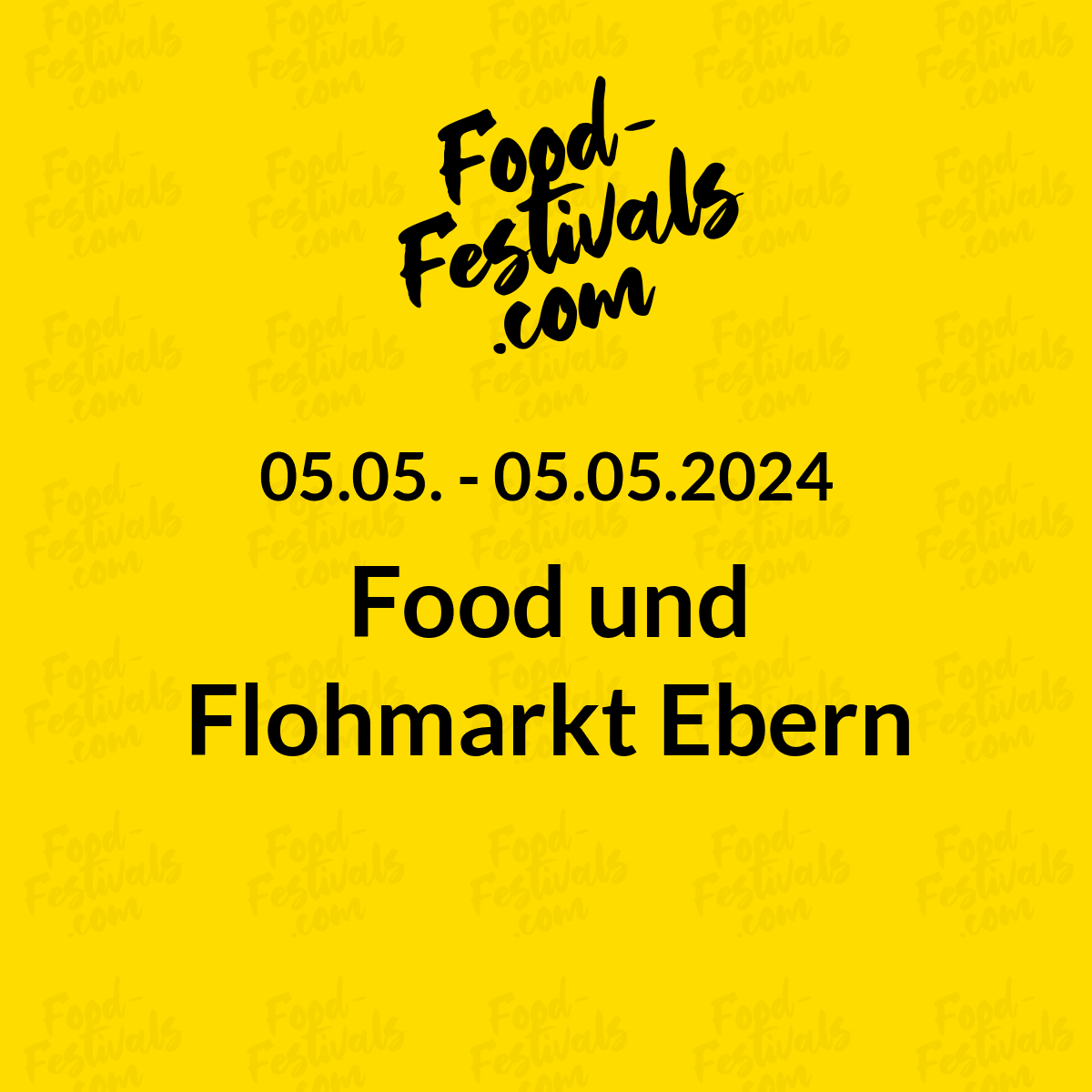 Food und Flohmarkt Ebern