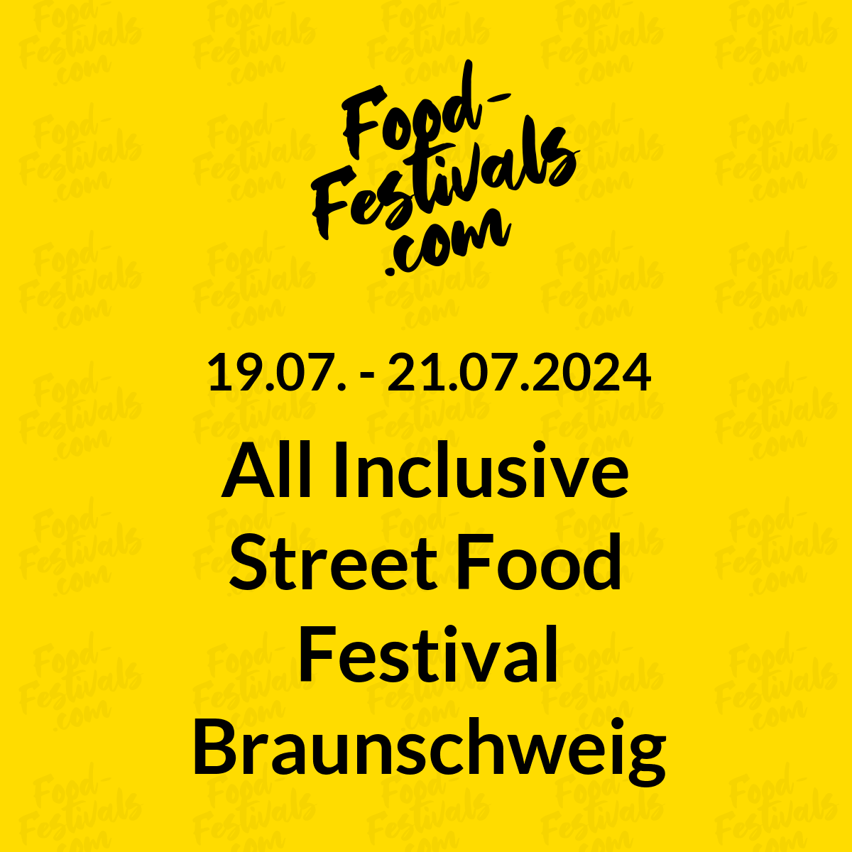 All Inclusive Street Food Festival Braunschweig