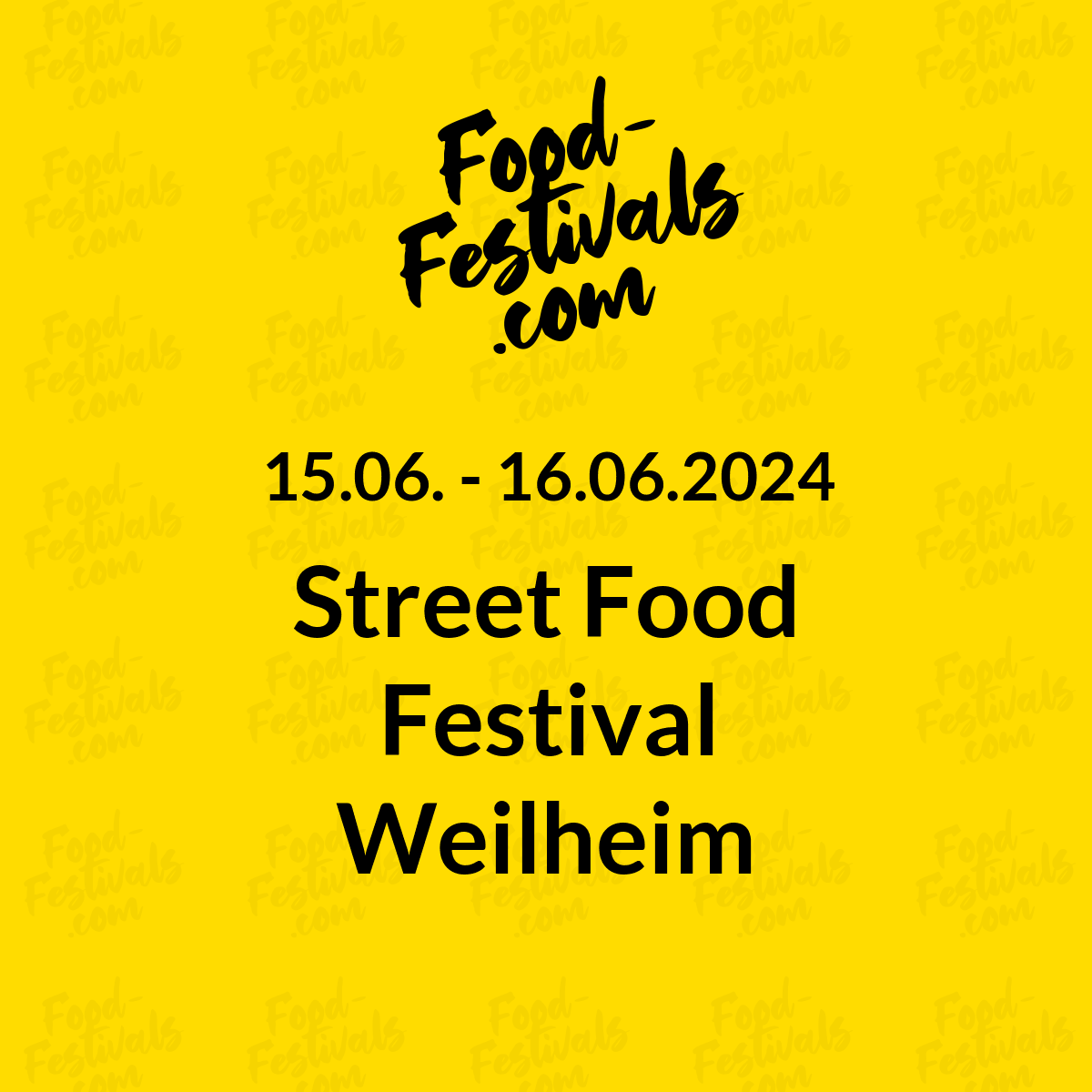 Street Food Festival Weilheim