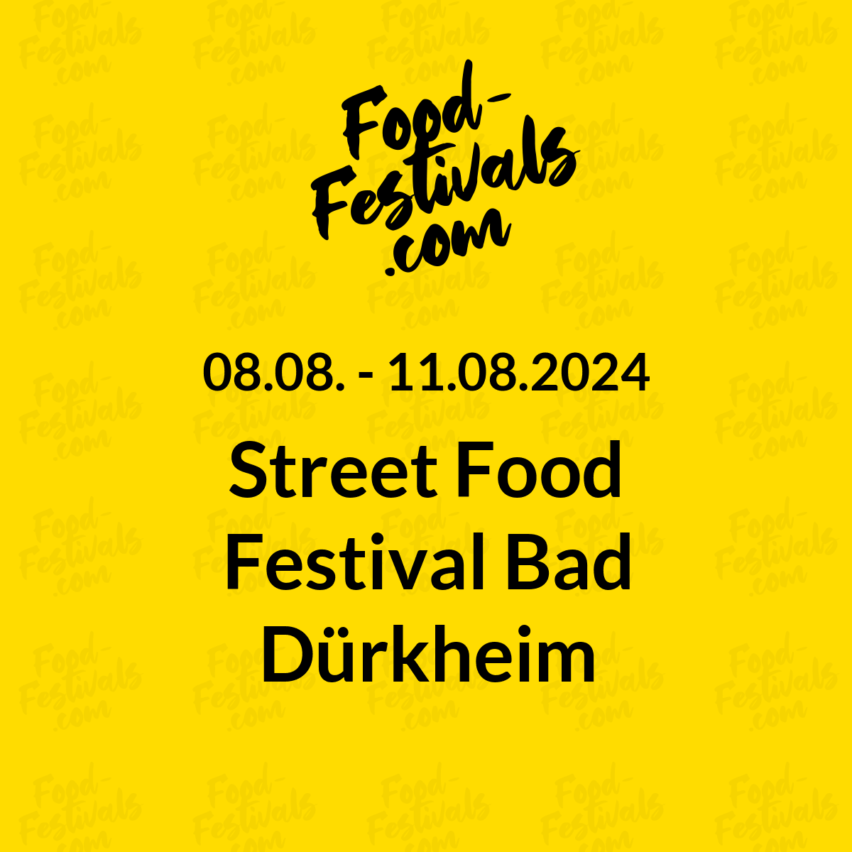 Street Food Festival Bad Dürkheim