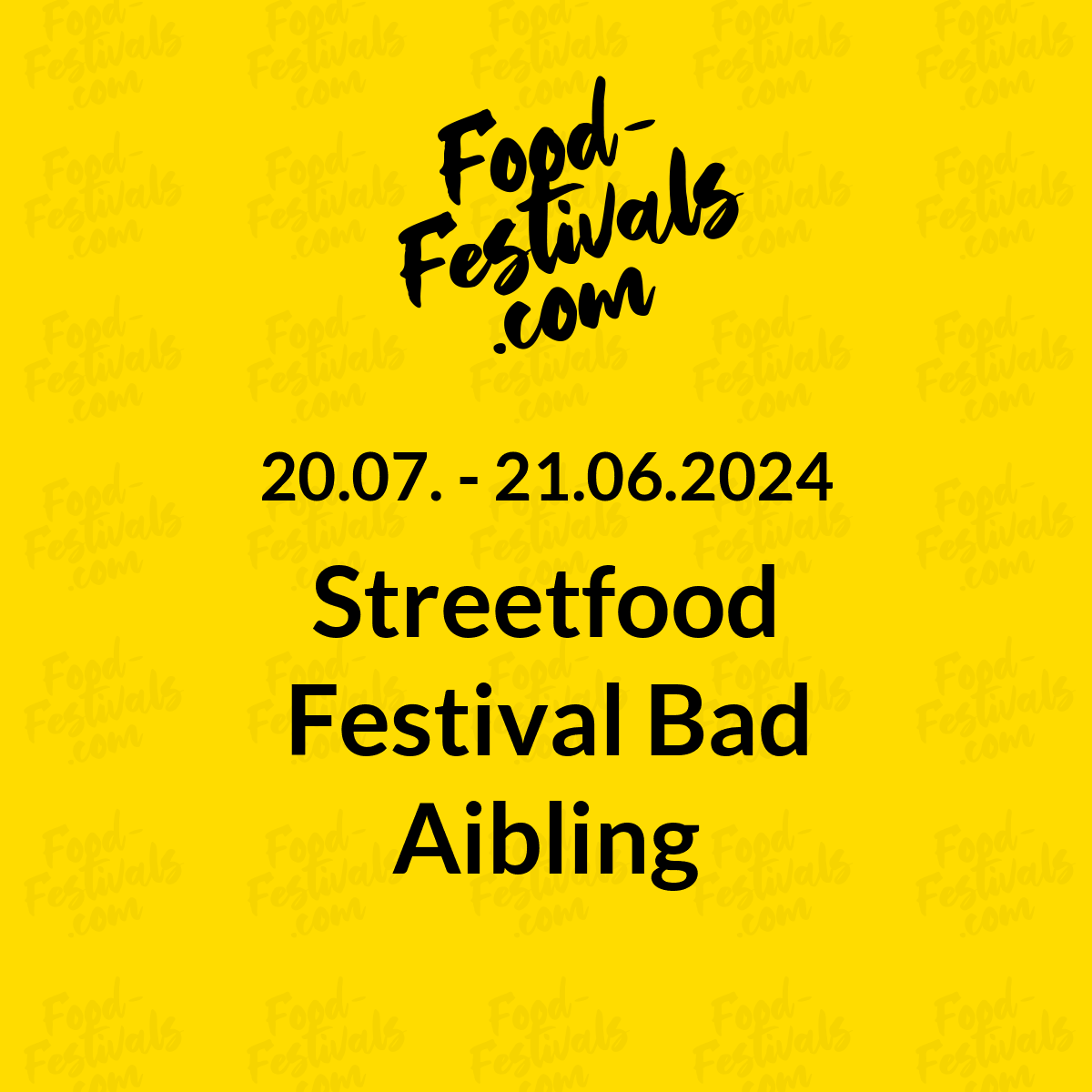 Streetfood Festival Bad Aibling