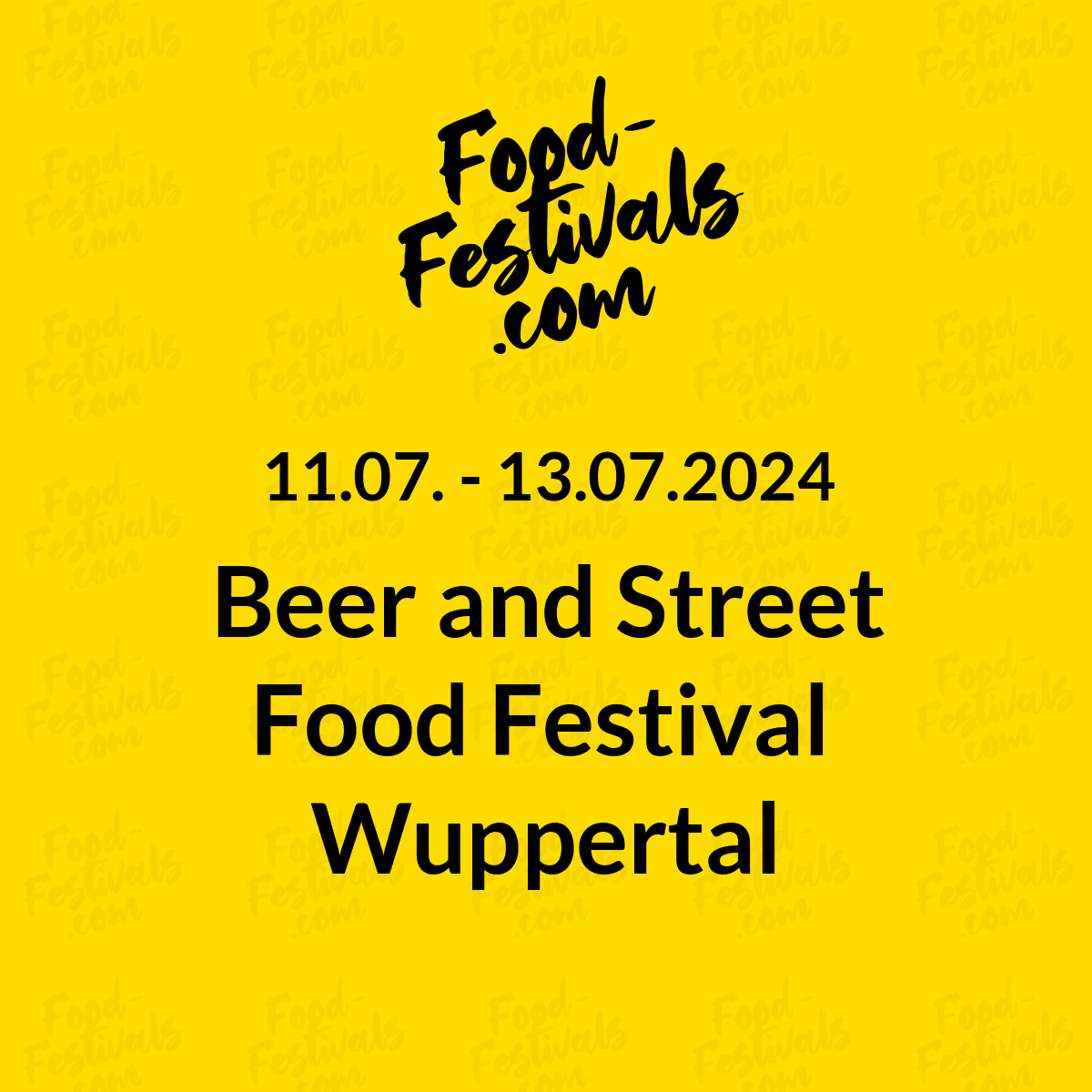 Beer and Street Food Festival 
Wuppertal