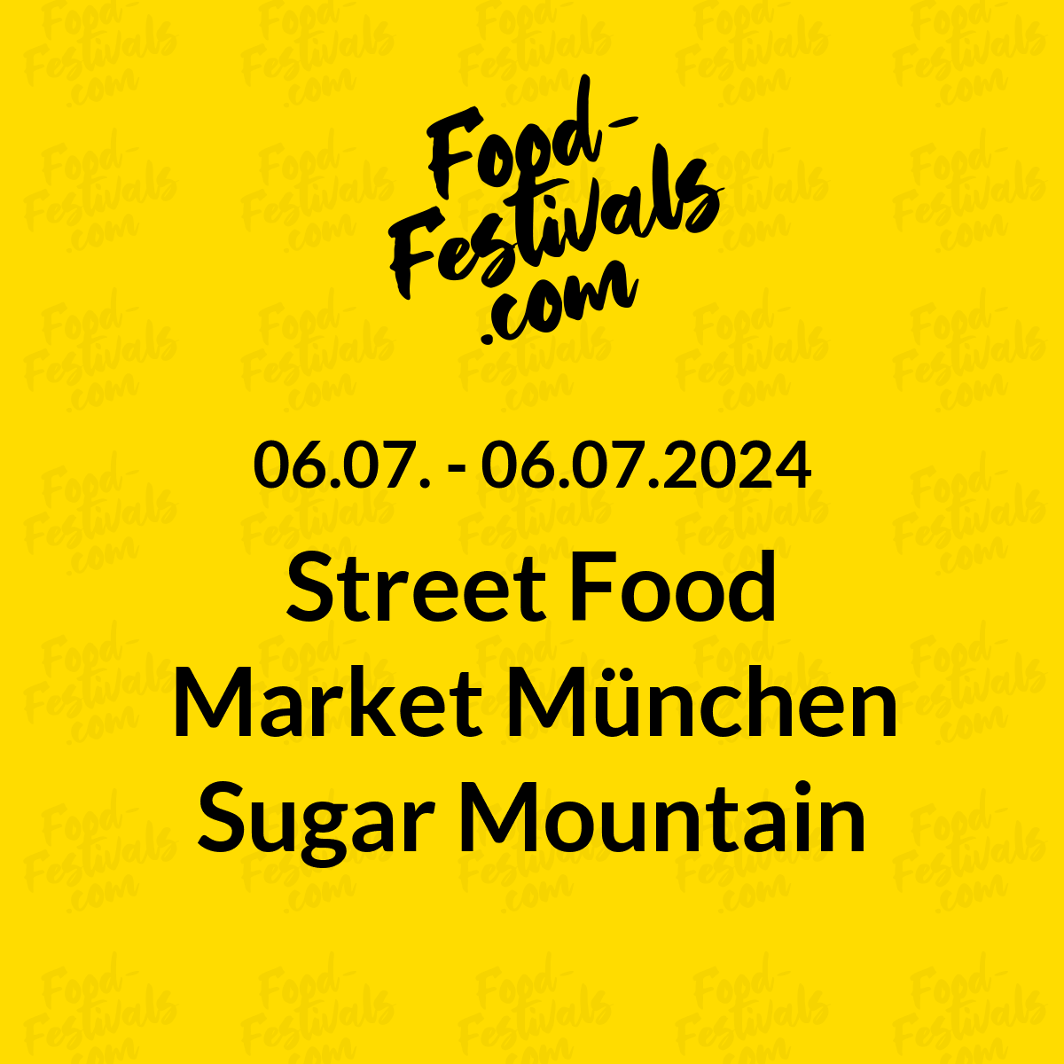 Street Food Market München Sugar Mountain