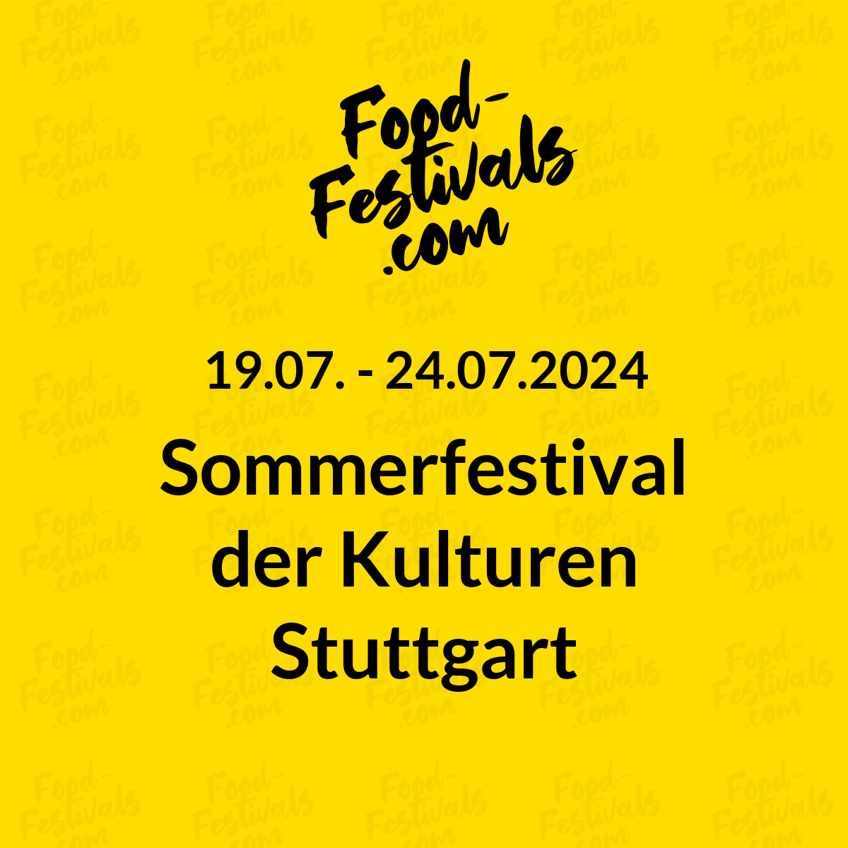 Sommerfestival der Kulturen Stuttgart
