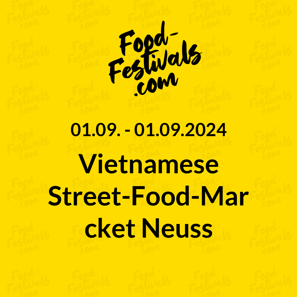 Vietnamese Street-Food-Marcket Neuss