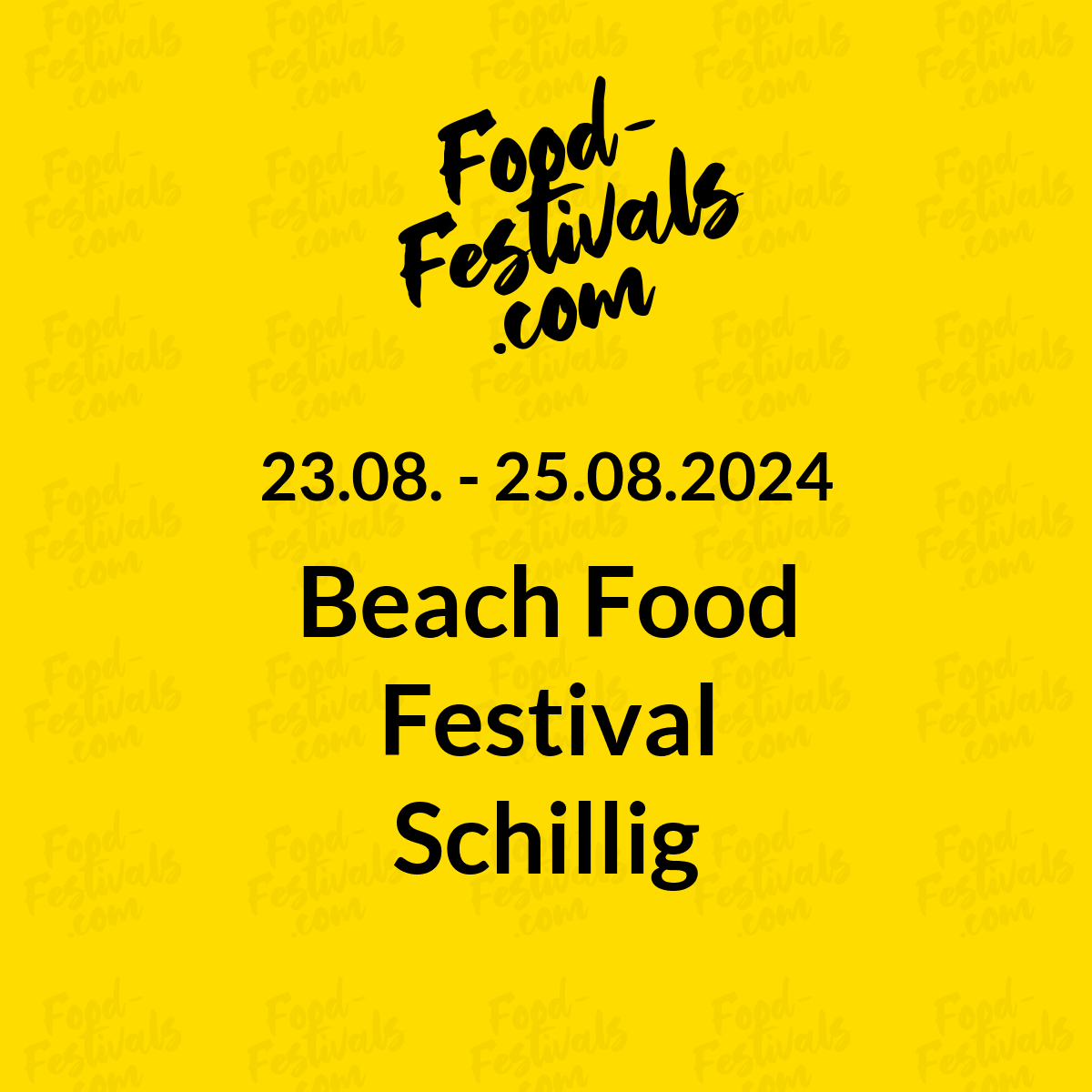 Beach Food Festival Schillig