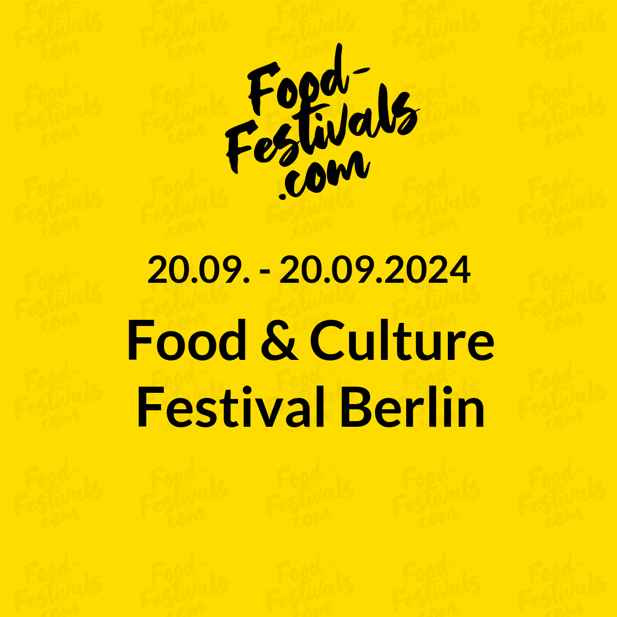 Food & Culture Festival Berlin