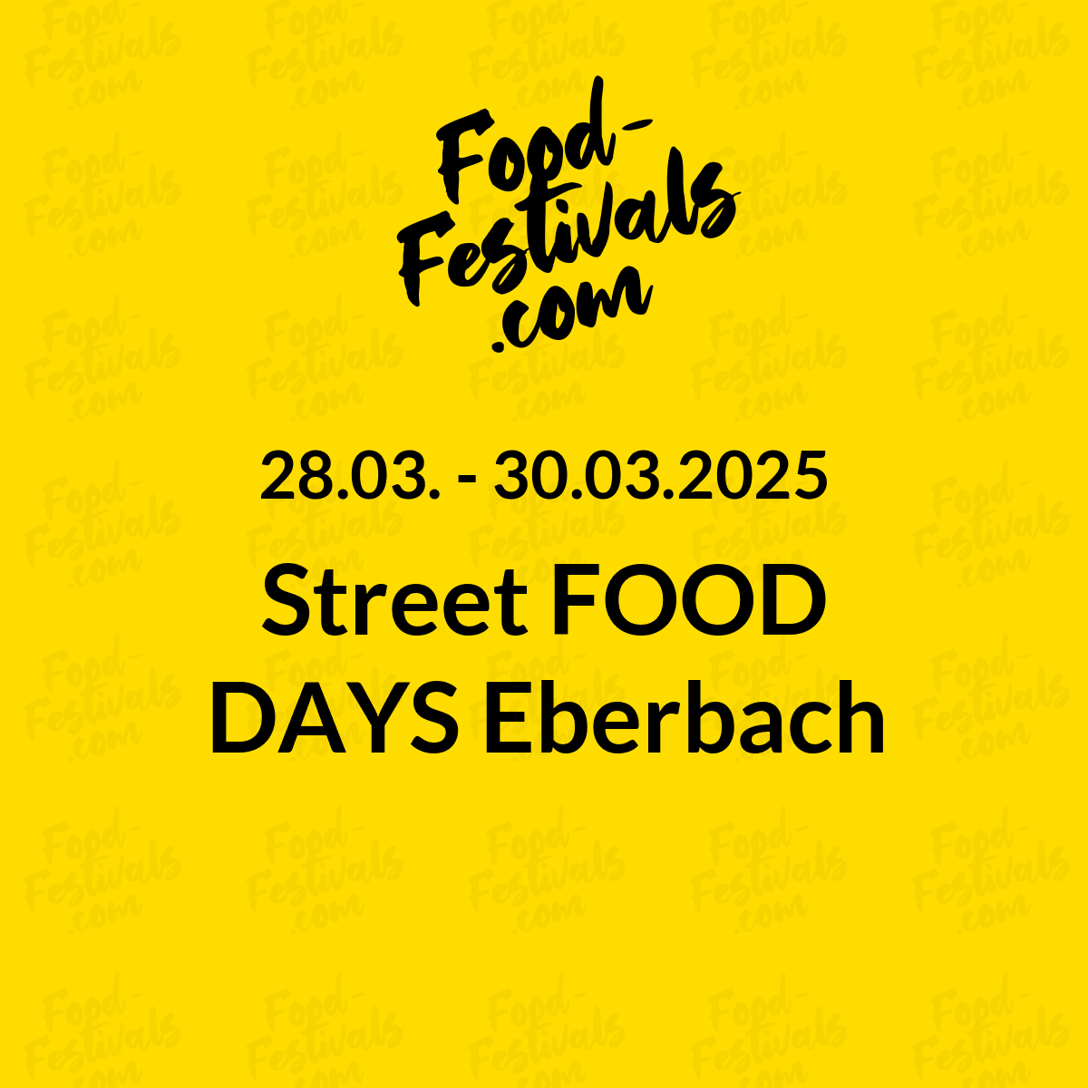 Street FOOD DAYS Eberbach