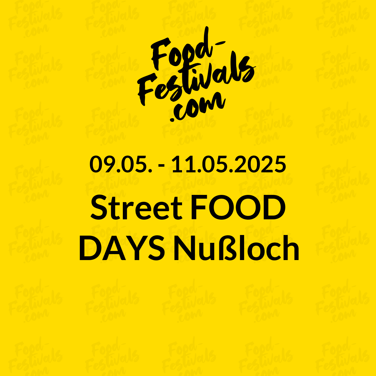 Street FOOD DAYS Nußloch