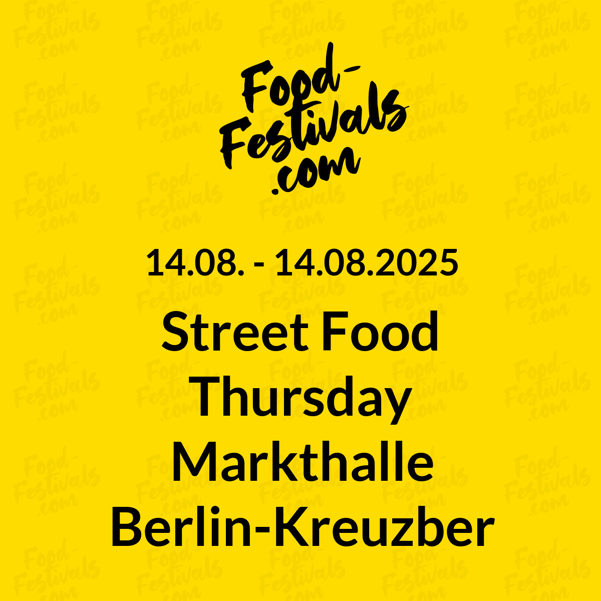 Street Food Thursday Markthalle Berlin-Kreuzberg