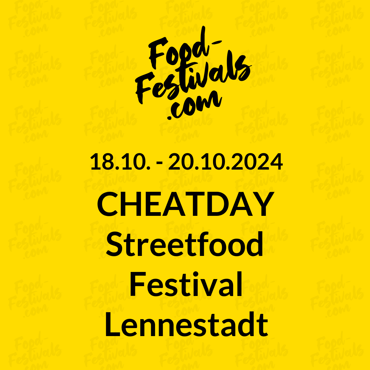 CHEATDAY Streetfood Festival Lennestadt