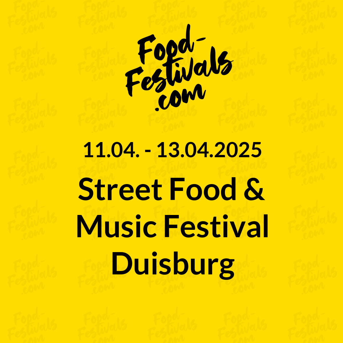 Street Food & Music Festival Duisburg
